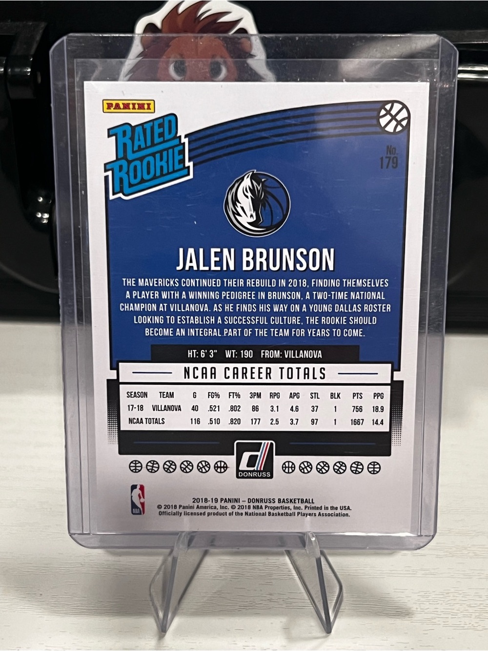 Jalen Brunson rookie card - Picture 2 of 2